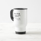 Mug De Voyage Jazz musicien sur trompette (Devant gauche)