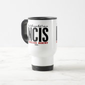 Mug De Voyage Je biseaute dis à n'importe qui l'agent de NCIS (Devant gauche)