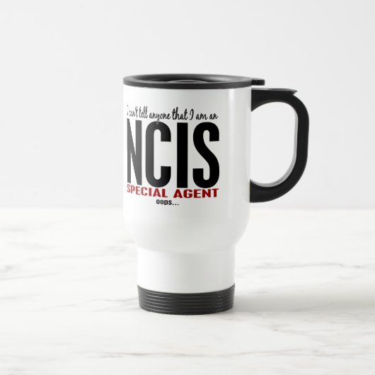 Mug De Voyage Je biseaute dis à n'importe qui l'agent de NCIS (Droite)
