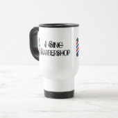 Mug De Voyage Je chante le cadeau de raseur-coiffeur (Devant gauche)