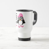 Mug De Voyage je cours le pingouin (Devant droit)