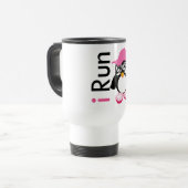 Mug De Voyage je cours le pingouin (Devant gauche)