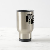 Mug De Voyage Je jette des roches au bordage de maisons (Centre)