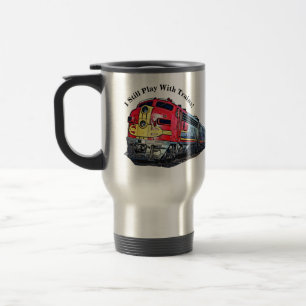Mug De Voyage Je joue toujours avec Diesel Trains Locomotive