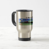 Mug De Voyage Je jouerais au golf plutôt ! (Devant gauche)