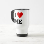 Mug De Voyage Je m'aime coeur (Devant gauche)