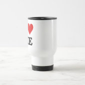 Mug De Voyage Je m'aime coeur (Centre)