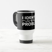 Mug De Voyage Je m'identifie comme une déclaration de problème S (Devant gauche)