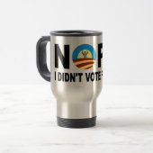 MUG DE VOYAGE JE N'AI PAS VOTÉ POUR LUI (Devant gauche)