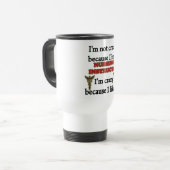 Mug De Voyage Je ne suis pas fou (Devant gauche)
