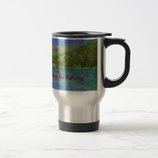 Mug De Voyage Je pêcherais plutôt (Droit)