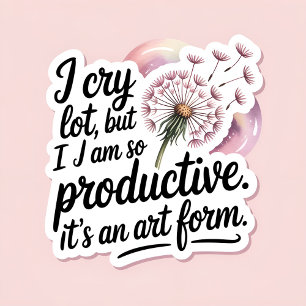 Mug De Voyage je pleure beaucoup mais je suis tellement producti