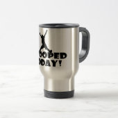 Mug De Voyage Je pooped aujourd'hui ! Présent drôle hilare de (Devant droit)