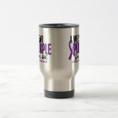 Mug De Voyage Je porte le pourpre pour MOI 10 lupus (Centre)