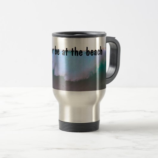 Mug De Voyage Je préfère surfer (Devant droit)