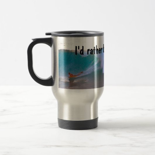 Mug De Voyage Je préfère surfer (Gauche)
