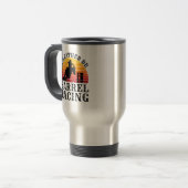 Mug De Voyage Je Préférerais Être Barrel Racing (Devant gauche)