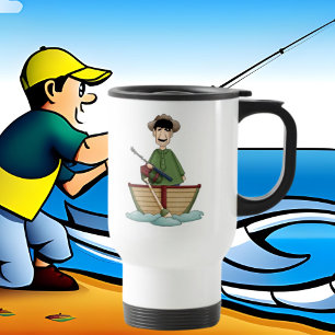 Mug De Voyage Je préférerais être de la pêche au canard