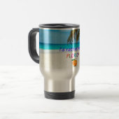 Mug De Voyage Je préférerais être en Floride (Devant gauche)