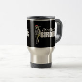 Mug De Voyage Je préférerais être un oiseau (Devant droit)