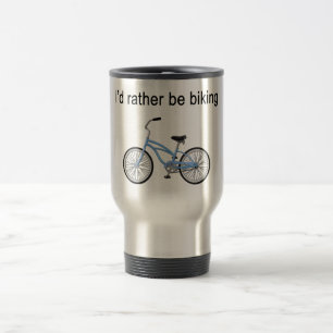 Mug De Voyage Je préférerais faire du vélo - grand sentiment et 