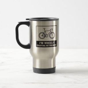 Mug De Voyage Je profite de la retraite amusante Vélo à vélo