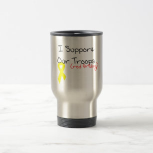 Mug De Voyage Je soutiens nos troupes