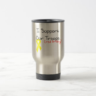 Mug De Voyage Je soutiens nos troupes