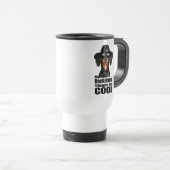 Mug De Voyage Je suis Cool Dachshund (Devant droit)