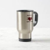 Mug De Voyage Je suis Dead Classic (Devant droit)