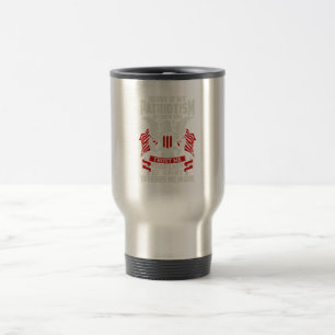 MUG DE VOYAGE JE SUIS FIER PATRIOT AMÉRICAIN LIBÉRÉ0M 1776