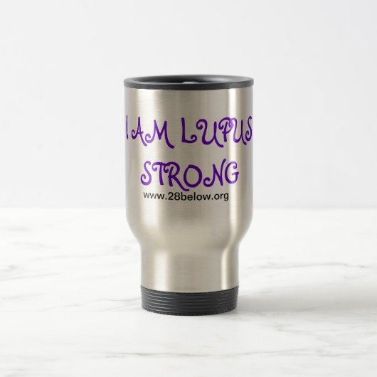 MUG DE VOYAGE JE SUIS LUPUS FORT (Centre)