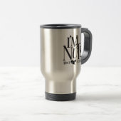 Mug De Voyage Je suis Nuts - drôle Amateur d'écureuil (Devant droit)
