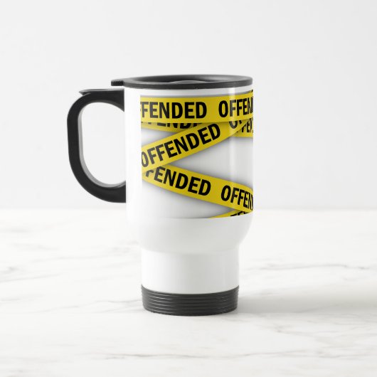 Mug De Voyage Je suis offensé que la police ne croise pas (Gauche)