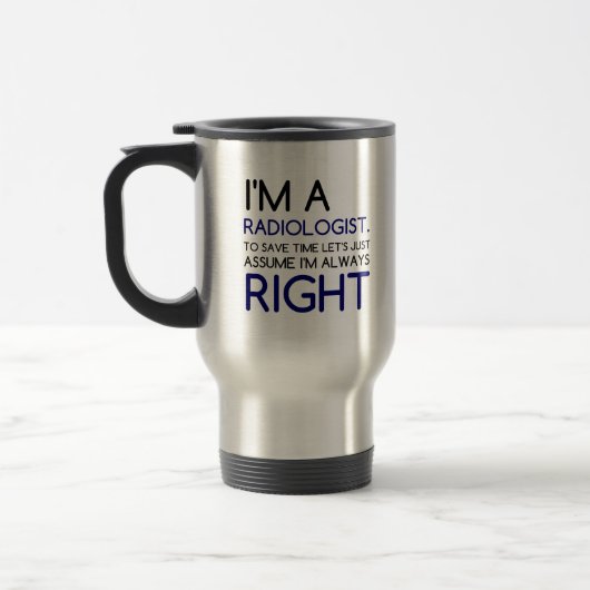 MUG DE VOYAGE JE SUIS RADIOLOGUE (Gauche)