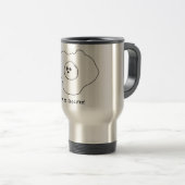 Mug De Voyage Je suis si émue (Devant droit)