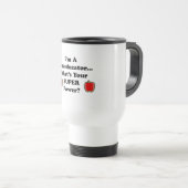 Mug De Voyage Je suis un Paraeducator (Devant droit)
