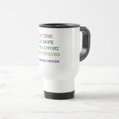 Mug De Voyage Je suis un policier (Devant droit)