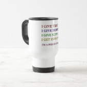 Mug De Voyage Je suis un policier (Devant gauche)