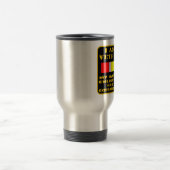 Mug De Voyage Je suis un vétéran que mon serment d'enrôlement a (Centre)