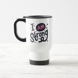 Mug De Voyage Je suis une conception de typographie motivante fo