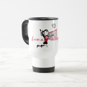 Mug De Voyage "Je suis une fille de volley-ball"-Pour les joueur