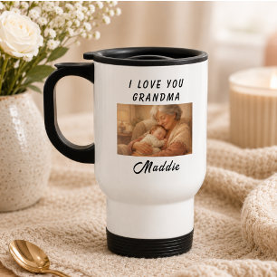 Mug De Voyage Je t'aime grand-mère Fête des grands-parents