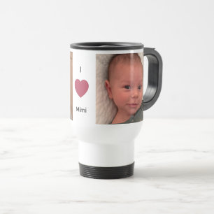 Mug De Voyage Je t'aime Mimi Grand-mère Grand-père Papa Maman Pa
