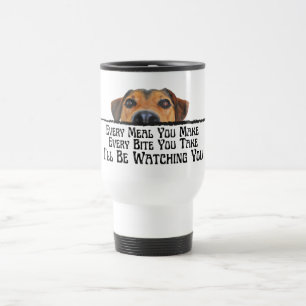 Mug De Voyage Je te regarderai Drôle Tumbler Chien