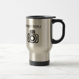 Mug De Voyage Je tire des personnes - appareil-photo