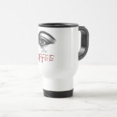 Mug De Voyage Je veux du CAFÉ (Devant droit)
