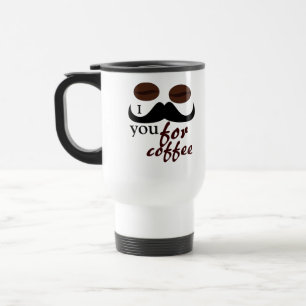 Mug De Voyage Je vous moustache pour le café voyage mustache