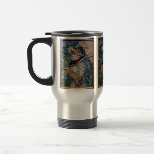 Mug De Voyage Jeanne (Printemps) Par Édouard Manet (Gauche)