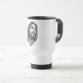 Mug de voyage Jésus-Christ chrétien (Devant droit)